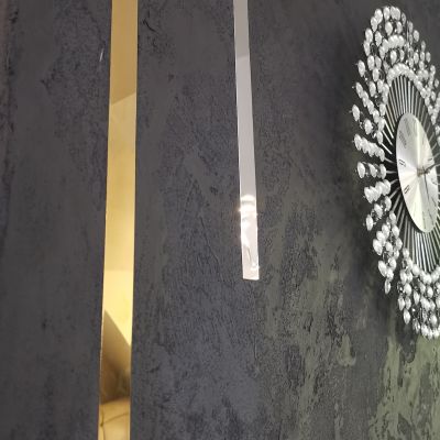 Listwa dekoracyjna do tynku architektonicznego o kolorze srebrnym lub złotym - 10m